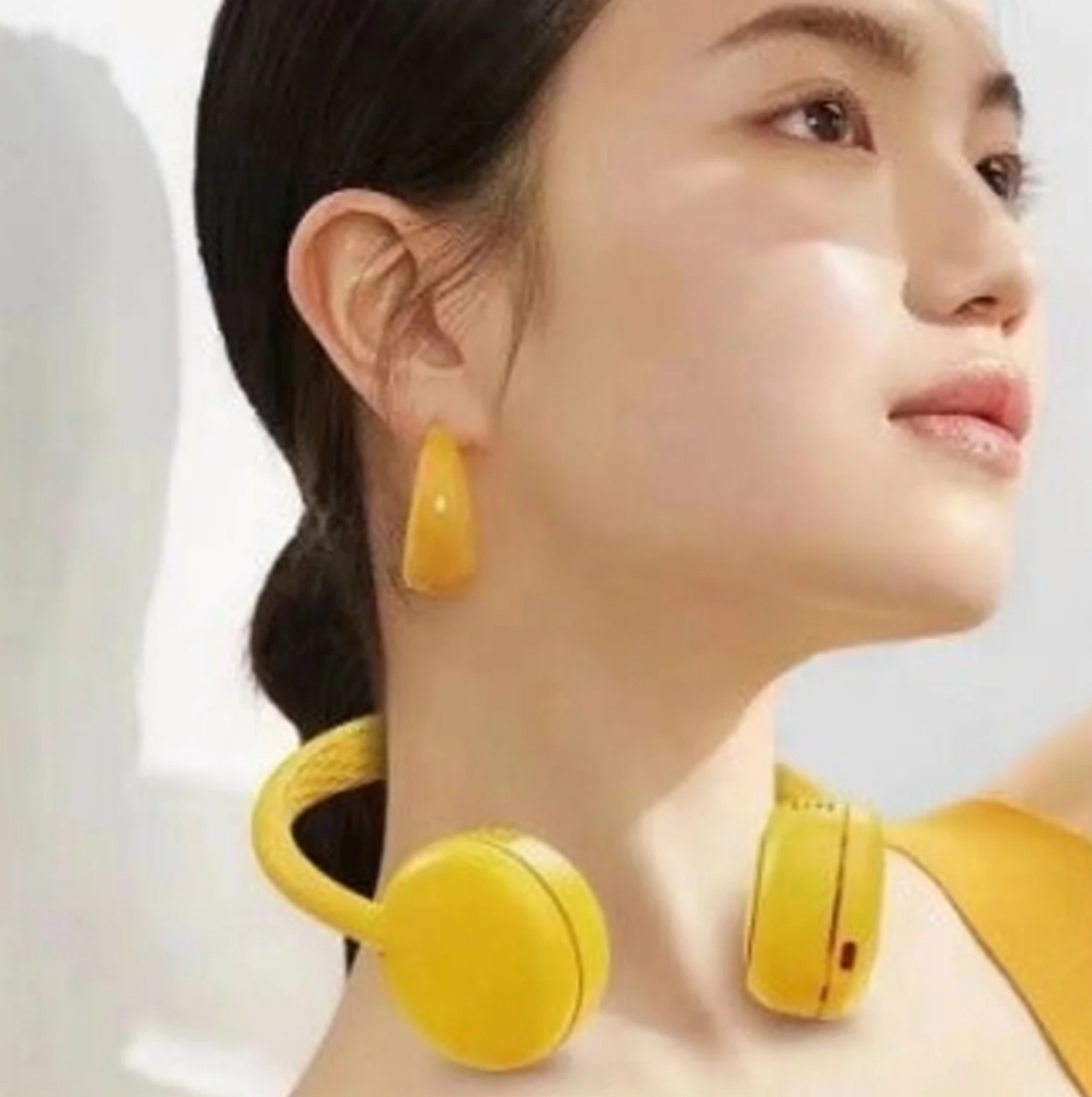 Portable Leafless Hanging Neck Fan New